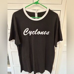 Cyclones Black and White T-Shirt